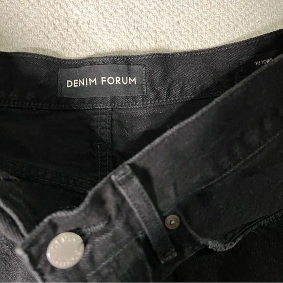 ARITZIA DENIM FORUM THE YOKO SHORT BLACK SIZE 30 - Picture 5 of 8